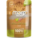 Marp Holistic Plus kapsička pro kočky - Kuře s krevetami ve vývaru 24x55g