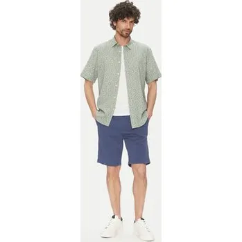 Pánská košile Selected Homme Košile New Linen 16079053 Zelená Regular Fit L