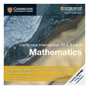 Anglický jazyk Cambridge International AS & A Level Mathematics Cambridge Elevate Teacher's Resource Access Card – Julia Fletcher,Elaine Dorsett,Colin Nye (EN)