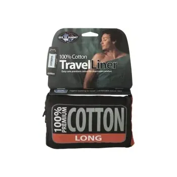 Spacák Sea to Summit Cotton Rectangular (Long) navy / blue