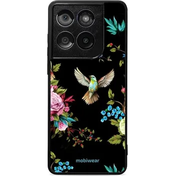 Pouzdro na mobilní telefon Lesklý kryt Mobiwear Glossy - Motorola Edge 60 Fusion - G041G - Ptáček a květy (Prémiové lesklé pouzdro, obal, kryt Mobiwear Glossy na mobil Motorola Edge 60 Fusion - G041G - Ptáček a květy, materiál Plast + TPU silikon - krytí po všech stranách,)