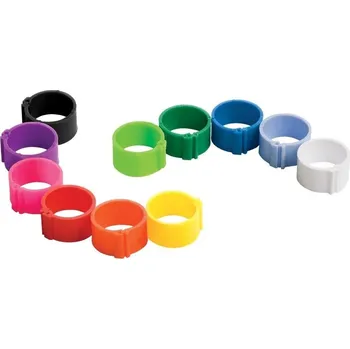 Pro ptáka Krmné směsi Kvídera Holubí kroužky 9x8 mm fialová