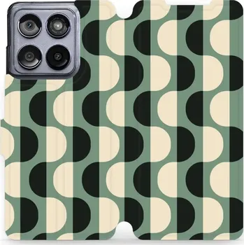 Pouzdro na mobilní telefon Flipové pouzdro Mobiwear - Motorola Edge 60 Fusion - VA56S Magické vlnky (Knížkové flip pouzdro, obal, kryt na mobil Motorola Edge 60 Fusion - VA56S Magické vlnky, materiál Umělá kůže + TPU - ochrana 360°, stojánek, silikonová vanička, magnetické zavírání