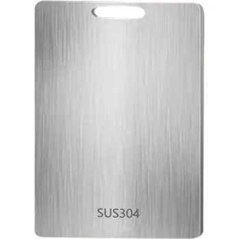 Kuchyňský nůž Japonské ocelové kuchyňské prkénko 34x23 cm Protiskluzová hygienická podložka na krájení ovoce masa a zeleniny Odolné proti poškrábání