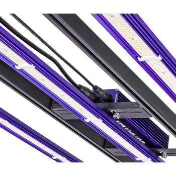Lumatek LED ZEUS 1000W PRO EVO 3.1 µmol/J, pěstební LED osvětlení (Nové LED LUMATEK ZEUS 1000W PRO EVO 3.1 je lineární vícesvětelné segmentové svítidlo s deseti tyčemi a extrémně vysokou úrovní PPF 3125 μmol/s a účinnosti 3,1 μmol/J.)