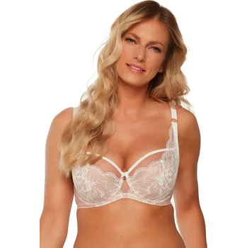 Podprsenka Koronková podprsenka Elegance Gaia s kosticí, ECRU-MOKKA 70I i170_GA-SS24-BS0-1242-ECRMOK-SS5-I70