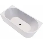 Cerano Bianco Volně stojící akrylátová vana 160x75 cm, levá, bílá lesklá, CER-477800