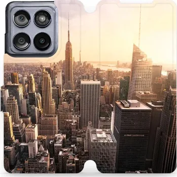Pouzdro na mobilní telefon Flipové pouzdro Mobiwear - Motorola Edge 60 Fusion - M138P New York (Knížkové flip pouzdro, obal, kryt na mobil Motorola Edge 60 Fusion - M138P New York, materiál Umělá kůže + TPU - ochrana 360°, stojánek, silikonová vanička, magnetické zavírání)