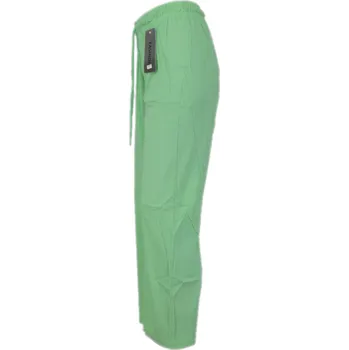 Dámské kalhoty Dámské letní kalhoty - manšestr - zelená