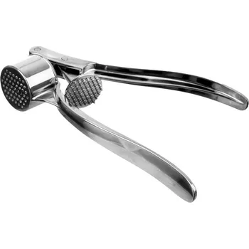 Kuchyňské náčiní Lis na česnek kovový s čističem LUXY