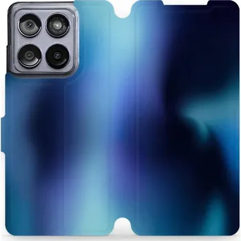 Pouzdro na mobilní telefon Flipové pouzdro Mobiwear - Motorola Edge 60 Fusion - VP68S Modrý odstín (Knížkové flip pouzdro, obal, kryt na mobil Motorola Edge 60 Fusion - VP68S Modrý odstín, materiál Umělá kůže + TPU - ochrana 360°, stojánek, silikonová vanička, magnetické zavírání)