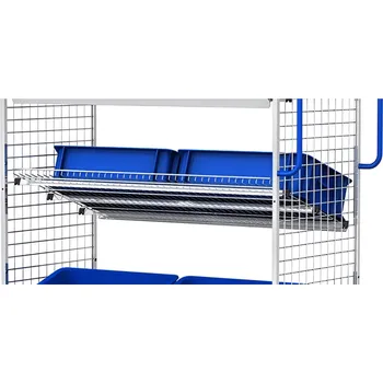 police Eobaly.cz Závěsná police drátěná s okraji 25mm pro KT-3 rozměr 900x625x1630 mm