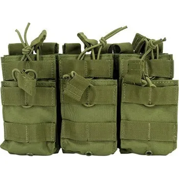 Pouzdro MOLLE na zásobníky M4 trojité (oliva) - Delta Armory