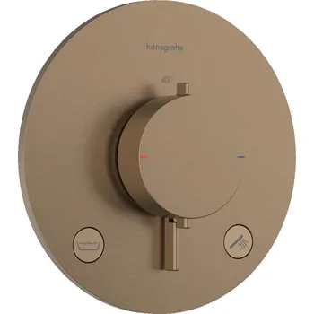 Vodovodní baterie Hansgrohe Ecostat Comfort S vanová baterie pod omítku s termostatem || 33718140