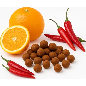 Boilies Boilies - POMERANČ a CHILLI - Ø 16 mm 1 kg