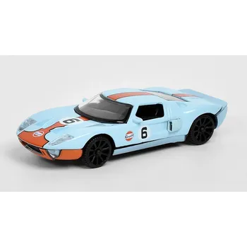 autíčko Ford GT40 1966 #6 Gulf 1:43 - MOTORMAX Ford GT 40 1966 #6 Gulf - kovový model auta