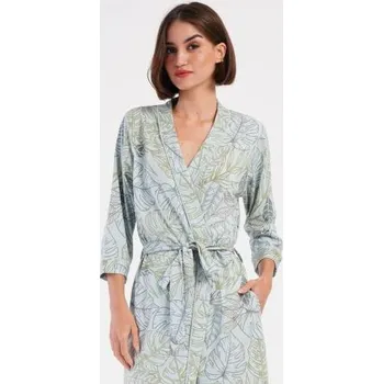 Dámský župan Dámský župan krátký Vienetta Secret Sofie šedá XXL