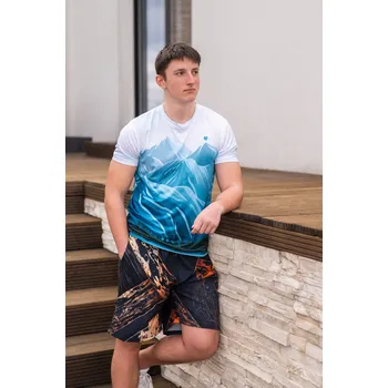 Pánské tričko UTOPY Pánské sportovní tričko Winter Mountains Velikost: S