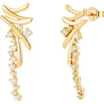 Olivie Stříbrné svatební náušnice GOLD 9607 Ag 925; ≤3,6 g.