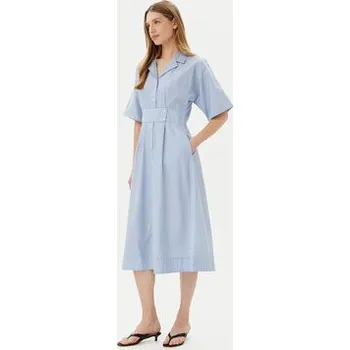 Dámské šaty YAS Košilové šaty Astor 26037276 Modrá Regular Fit 36