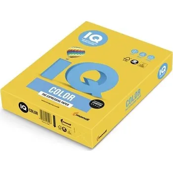 Kancelářský papír Barevný papír IQ Color A4 - SY40, zlatožlutý, 80g/m2, 500 listů