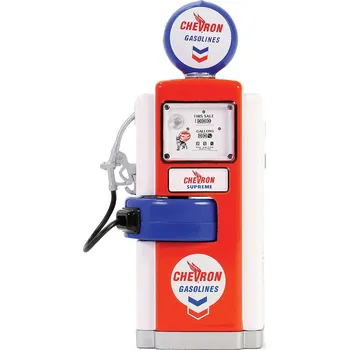 autíčko Benzínové čerpadlo 1948 Wayne 100-A Chevron 1:18 - Greenlight Čerpací stanice Benzina 1:18 - kovový model