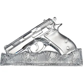 Bohemia Crystal Bohemia Crystal broušená pistole z křišťálu | Luxusní dekorace