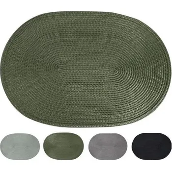 prostírání prostírání 44x29cm, ovál, 4barvy, proplétané