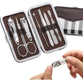 Verk 01750_B Pouzdro na manikúru a pedikúru, 7 nástrojů