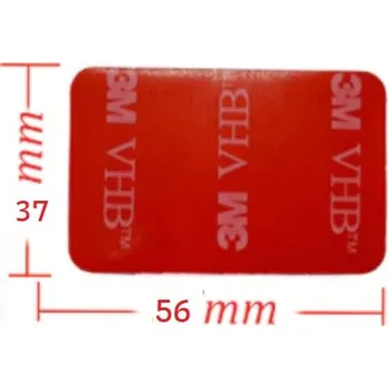 Sportovní kamera PRO nalepovací 3M polštářek na držák pro kamery 70mai 37mm x 56mm