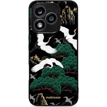 Pouzdro na mobilní telefon Lesklý kryt Mobiwear Glossy - Honor 400 Lite 5G - G042G - Jeřábi (Prémiové lesklé pouzdro, obal, kryt Mobiwear Glossy na mobil Honor 400 Lite 5G - G042G - Jeřábi, materiál Plast + TPU silikon - krytí po všech stranách, neošoupatelný potisk, tenké proveden