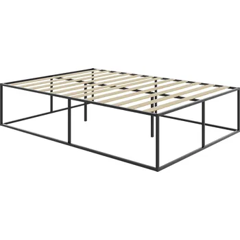 Postel TecTake GmbH 405440 kovová postel kyoto s lamelovým roštem,250 kg - 140 x 200 x 46,5 cm