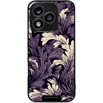 Pouzdro na mobilní telefon Lesklý kryt Mobiwear Glossy - Honor 400 Lite 5G - GA46G Fialové rostliny (Prémiové lesklé pouzdro, obal, kryt Mobiwear Glossy na mobil Honor 400 Lite 5G - GA46G Fialové rostliny, materiál Plast + TPU silikon - krytí po všech stranách, neošoupatelný potisk