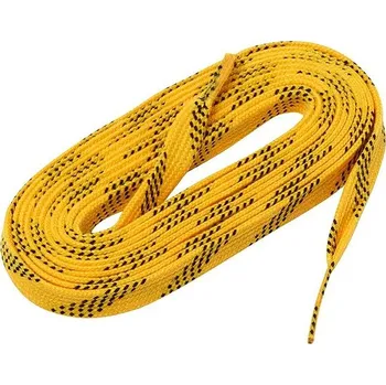 Tkaničky do bot Winnwell Voskované tkaničky žluté, 120", WW24