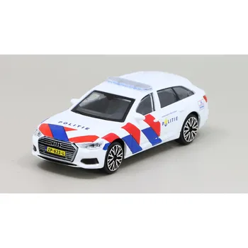 autíčko Audi A6 Avant 2019 policejní 1:43 Audi A6 Avant 2019 - kovový model auta 1/43