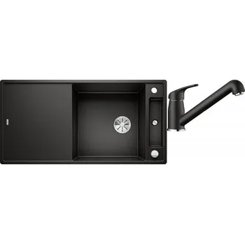 Granitový dřez Set RS Blanco Axia III XL 6 S + Blanco Daras-S (antracit + antracit)