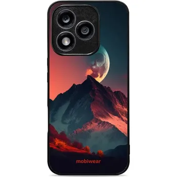 Pouzdro na mobilní telefon Lesklý kryt Mobiwear Glossy - Honor 400 Lite 5G - G007G Hora s měsícem (Prémiové lesklé pouzdro, obal, kryt Mobiwear Glossy na mobil Honor 400 Lite 5G - G007G Hora s měsícem, materiál Plast + TPU silikon - krytí po všech stranách, neošoupatelný potisk,)