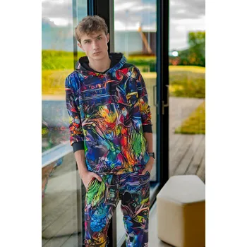 Dámská mikina UTOPY Pánská Dámská sportovní mikina Psycho Future fullprint Velikost: XXL