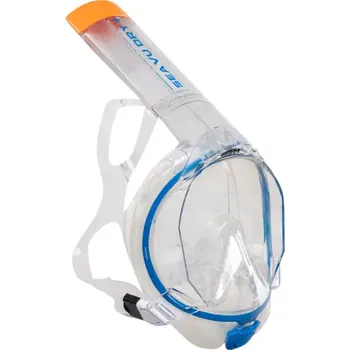 Potápěčská maska Maska celoobličejová SEA VU + S/M, MARES trans/modrá