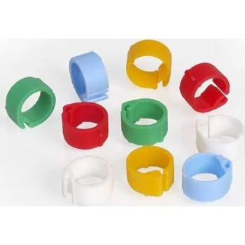 Pro ptáka Krmné směsi Kvídera Holubí kroužky 9x5 mm žlutá