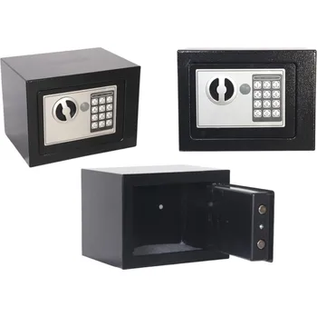 Trezor Hütermann Elektronický trezor s kódem, ocel, černá