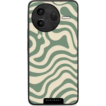 Pouzdro na mobilní telefon Lesklý kryt Mobiwear Glossy - Xiaomi POCO F7 Pro 5G - GA57G Zelené a béžové zkrouceniny (Prémiové lesklé pouzdro, obal, kryt Mobiwear Glossy na mobil Xiaomi POCO F7 Pro 5G - GA57G Zelené a béžové zkrouceniny, materiál Plast + TPU silikon - krytí po všech)