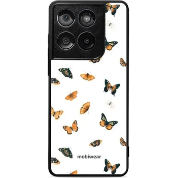 Pouzdro na mobilní telefon Lesklý kryt Mobiwear Glossy - Motorola Edge 60 Fusion - GP76G Oranžoví motýlci (Prémiové lesklé pouzdro, obal, kryt Mobiwear Glossy na mobil Motorola Edge 60 Fusion - GP76G Oranžoví motýlci, materiál Plast + TPU silikon - krytí po všech stranách,)