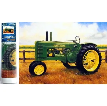 Diamantové malování Norimpex Traktor John Deere 30 × 40 cm