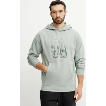 Pánské oblečení Mikina Helly Hansen 53924 zelená 97X, vel. S