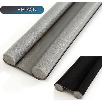 Těsnící páska pro dveře proti větru a prachu | izolace dveří - Černý