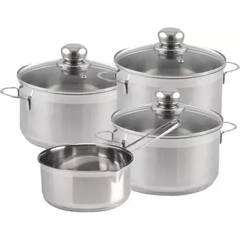 Sada nádobí Sada hrnců 7-dílná Gastro City nerez