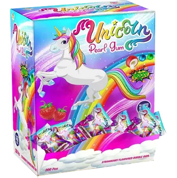 Bonbon Unicorn žvýkačka s jahodovou příchutí 3,5g