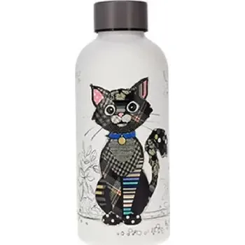 Termolahev BUG ART 400ml Kocour s Rolničkou (Termoska s kočkou, dárky kočky)
