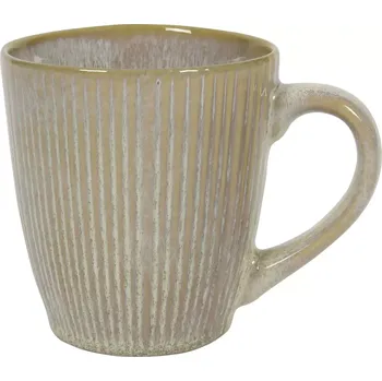 »Lines Ocean« Hrnek s uchem, objem: 0,34 litru, béžový